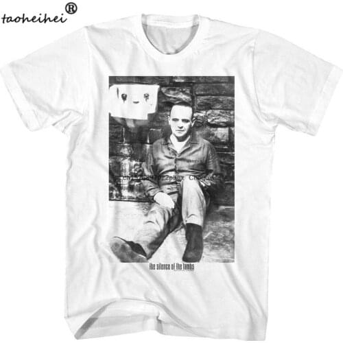 Silence of The Lambs Dr. Hannibal Lecter in Prison White Shirts