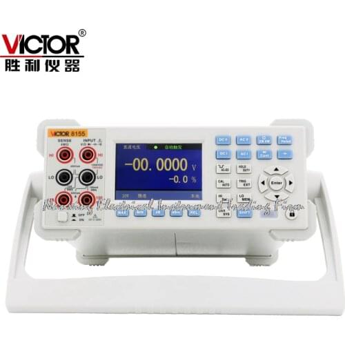 Fast arrival VICTOR 8155 5 1/2 Dual Display DMM VC8155 50 MHz With computer interface