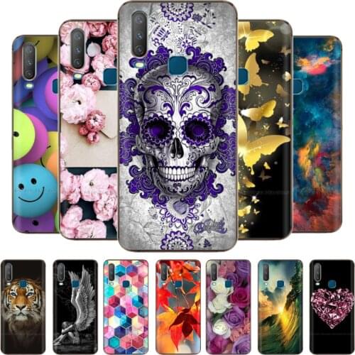 For Vivo Y17 Case Popular Paint Soft TPU Back Cover Case For Vivo Y15 2019 Case For Vivo Y17 Y15 Y12 Case Y 17 Cover 6.35 inch