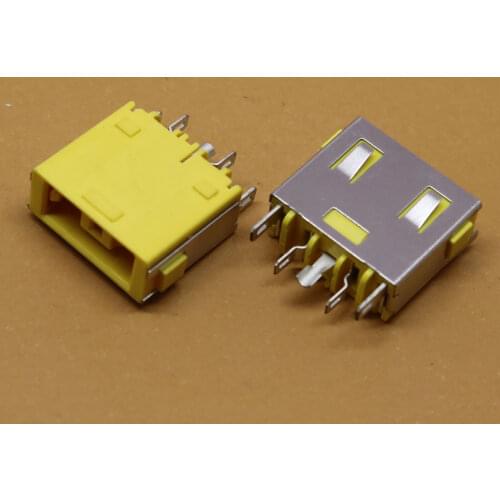 ChengHaoRan 1 Piece Yellow Laptop DC Power Jack Socket Connector For Lenovo G400 G405S G505 G490 G500 G505 Z501,DC-218