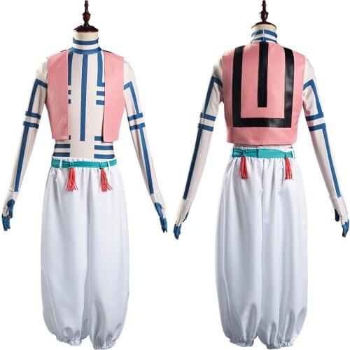 Demon Slayer Kimetsu no Yaiba Komaji/Akaza Cosplay Costume Adult Vest Pants Outfits Halloween Christmas Suit