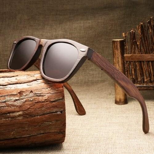 HDCRAFTER HAND MADE Wooden Sunglasses Men/Women spectacles Retro Polarized Sun Glasses 100% UV Protection Gafas de sol