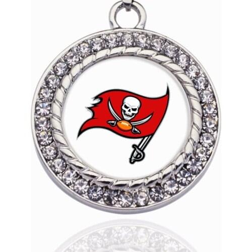 Hot Selling Buccaneers DIY Pendant jewelry Suitable For Football Sports Bracelet Necklace Earrings Tampa Bay Pendant