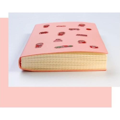 Kawaii Cute Grid Notebooks Journals Notepad Budget Book Soft Cover Agenda Planner Diary Korean Stationery Office School Supplies