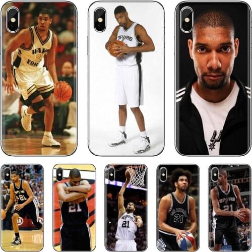 Soft Shell Cover For Xiaomi poco X3 nfc F2 Pro M3 Mi 5X 6X Max Mix 1 2 2S 3 Mi5 Mi6 Mi3 Mi4 Tim-Duncan-C-Basketball-All-Stars