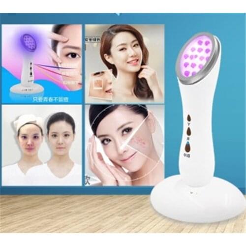 New Beauty Face Massage Electric Skin Health Care Photon Light Therapy Device Whiten Moisturiz Anti Aging Acne Wrinkle remove