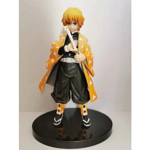 New Anime Demon Slayer Kimetsu no Yaiba Tanjirou Kamado Nezuko Agatsuma Zenitsu PVC Action Figure Collection Model Toys lelakaya