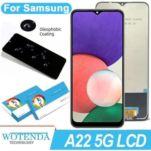Original 6.6" LCD For Samsung Galaxy A22 5G Display Touch Screen Digitizer Assembly With Frame SM-A226B SM-A226B/DS SM-A226B/DSN