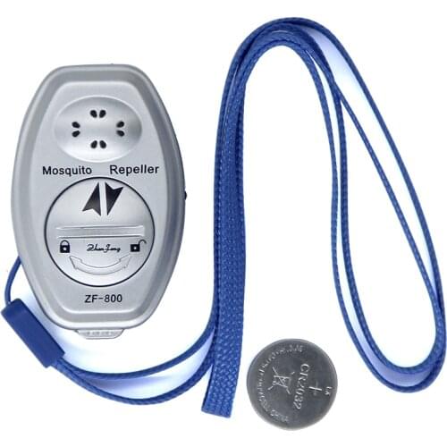 Portable Anti Mosquito Repellent Electronic Ultrasonic Mosquito Repeller Watch Neck-Type Mosquito Dispeller For Camping Hiking