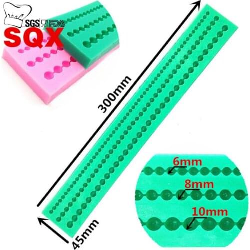 Pearls silicone mold chocolate fondant cake decoration Soap baking cake tool 30CM*45CM SQ 15296