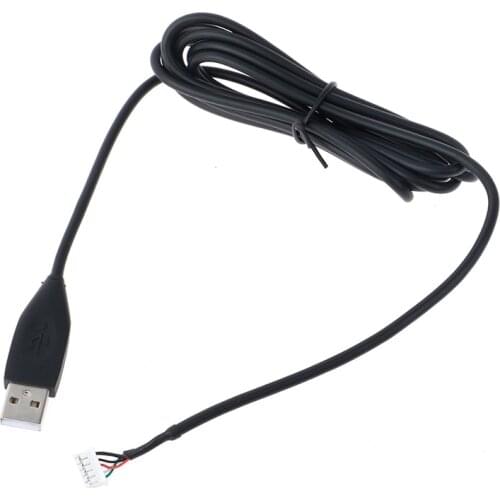 USB Mouse PVC Cable For Logitech MX518 MX510 MX500 MX310 G1 G3 G400 G400S Mouse Line 1.9m