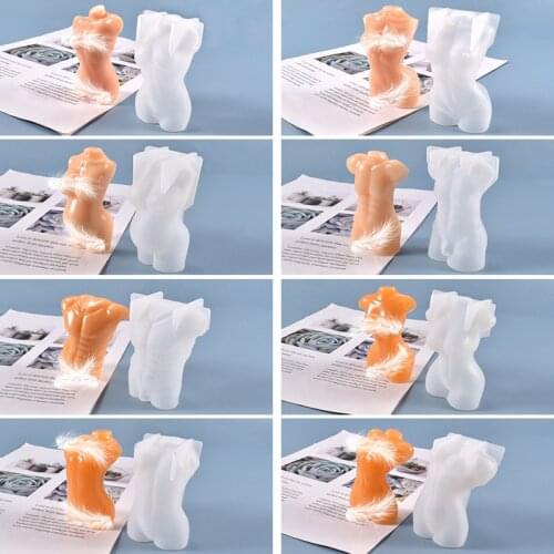 Female Male Body Resin Model Art Sculpture Pregnant Silicone Mold Resin Mold Soap Mold Wax Mold DIY Epoxy Resin Crafts