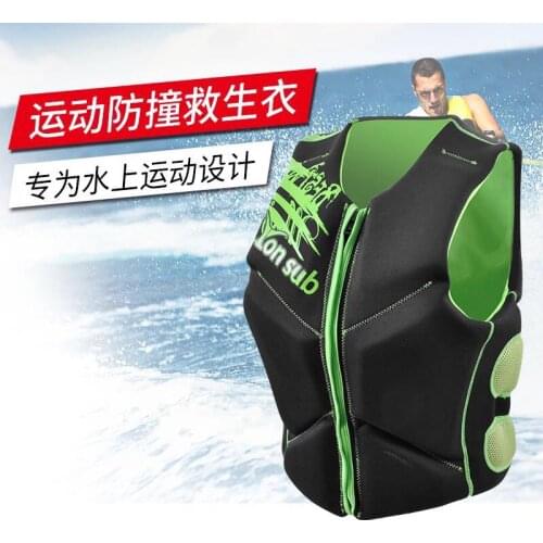 Neoprene Life Jacket Adult Fishing Life vest Motorboating Surfing Drifting Buoyancy Life Jackets Life Jacket Vest For Sailing