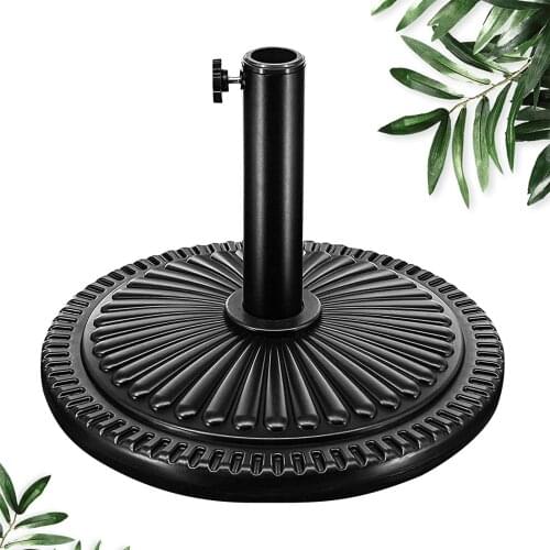 Umbrella Base Stand Round Patio Beach Garden Patio Umbrella Sun Shelter Accessory Portable Durable Outdoor Parasol Garden