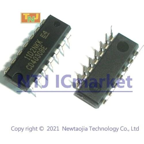 10 PCS CD4030BE DIP-14 CD4030 CMOS QUAD EXCLUSIVE-OR GATE