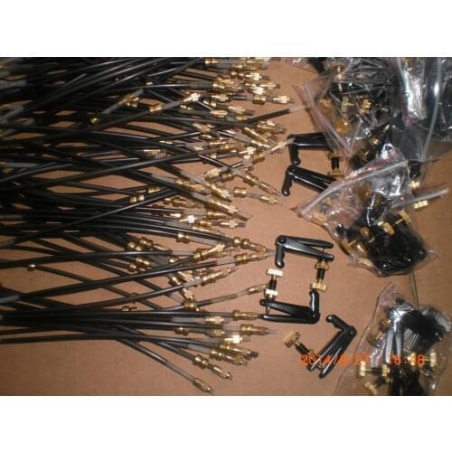 10 PCs Violin tail guts and 40 PCs Violin Fine tuners for 3/4-4/4