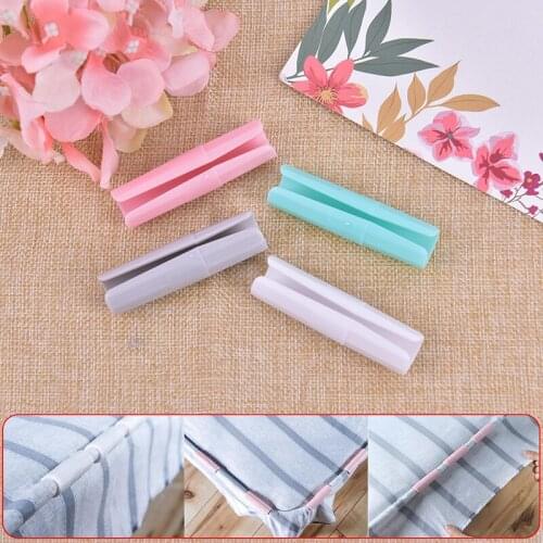 10 Pcs/lot Fitted Bed Mattress Sheet Clips Grippers Anti Slip Fastener Holder Clamp Food Bag Sealing Clip
