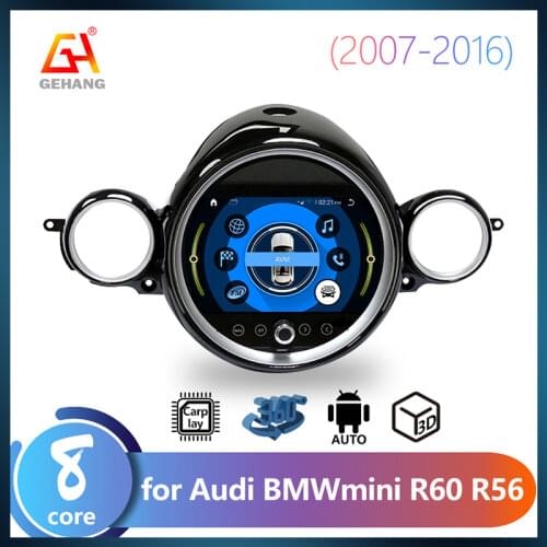 9" Android 10.0 4G+64G Car Radio Player Multimedia For BMW Mini Cooper R56 2007-2010 Wireless Carplay Android Auto