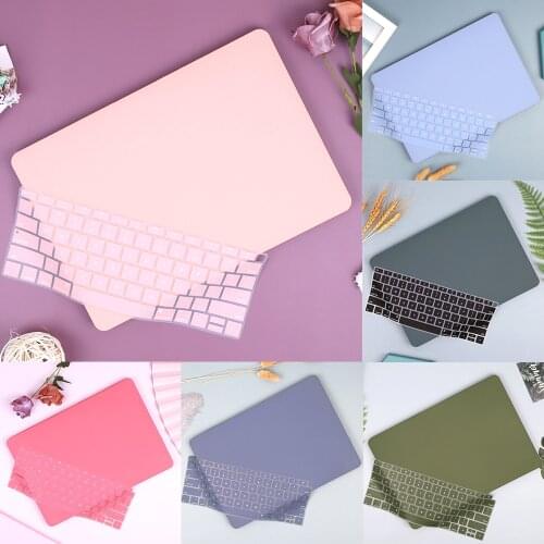 For MacBook Pro 13 inch Case 2020 A2289 A2251 A2338 Touch Bar Matte Plastic Hard Shell Cover & Keyboard Skin Air 13 A2337 A2179