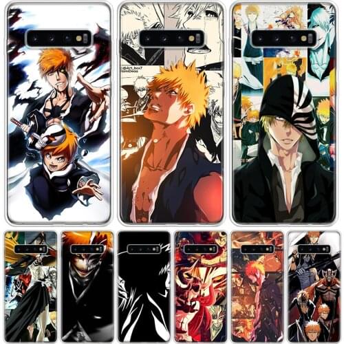Kurosaki Ichigo Phone Case For Samsung Galaxy S10 S21 S20 FE Ultra Note 10 9 8 S9 S8 S7 Plus Lite Pro + J4 J6 Coque Capa