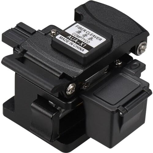 COMPTYCO AUA-X1 Fiber Cleaver FTTH Cable Fiber Optic Cutting Knife Tools Cutter Three-In-One Clamp Slot 24 Surface Blade