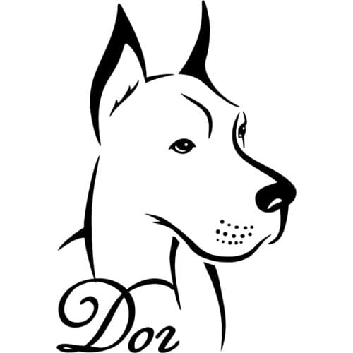 S51983# Various Sizes/Colors Car Stickers Vinyl Decal Dog Motorcycle Decorative Accessories Creative