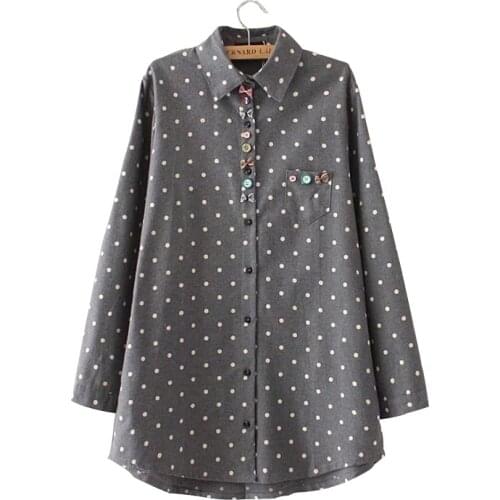 Блузки в горошек Dower Me China At AliExpress