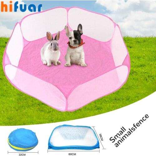 Pet Playpen Portable fashion Open Indoor / Outdoor Small Animal Cage Game Playground Fence for Hamster Chinchillas Guinea- Pigs