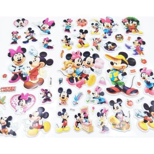 Mickey Mouse Party Supplies Decoration Favors Tablecloth Cup Plate Straw Napkin Gift Bag Candles Candy Popcorn Box Birthday Kids