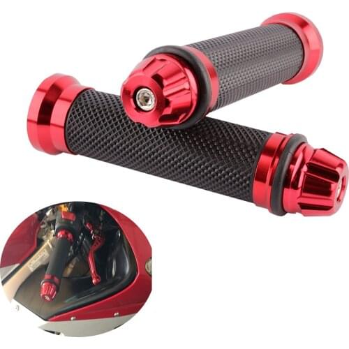 Motorcycle CNC Aluminium Rubber Gel Handle Grips Moto g5 Modified Handlebar Grips For Honda VFR750 MT 09 WR 400 GSX S1000