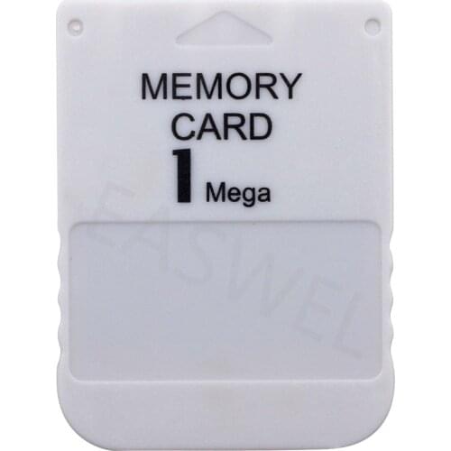 New White 1 MB 1 M Memory Card for Sony Playstation 1 One PS1 PSX Game System