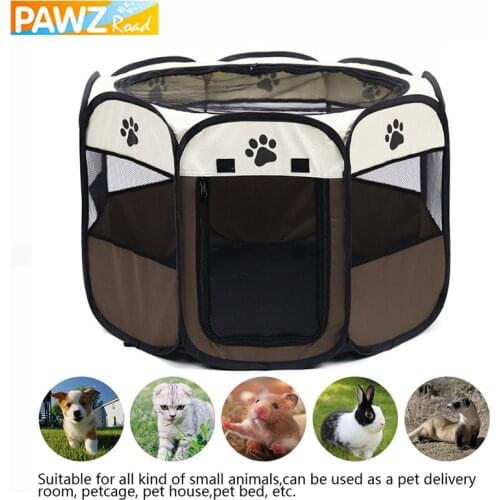 Pet Dog Cage Portable Outdoor/Indoor Kennel Fence Pet Tent House For Small Large Dogs Foldable Playpen Puppy Dog Crate Cats Home
