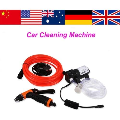 DC 12V Portable Water Pump Spray Gun High Pressure Self-priming Quick Car Cleaning Water Pump Electrical Washer Kit New