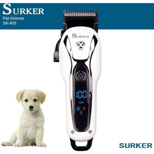 Professional Pet Cat Dog Hair Trimmer Rechargeable Dual-purpose High-power Pet Hair Shavor Dog Hair Clipper Haircut Pusher