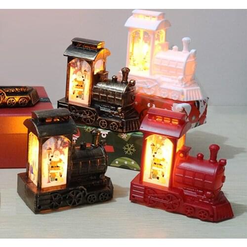 Christmas Decoration Hanging Prop Lantern Candles Halloween Light Santa claus elk snowman Lantern Flame Lamp Party Supplies
