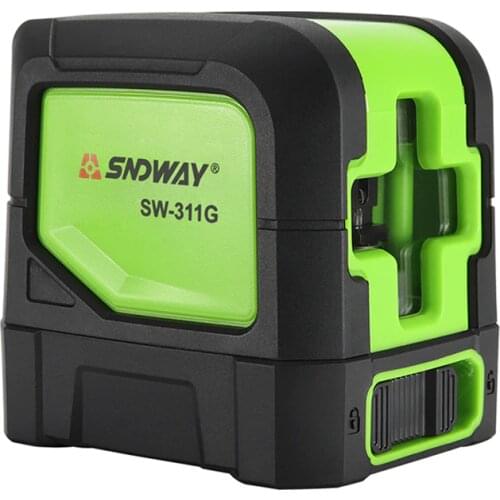 Mini 2 Cross Lines nivel Laser Green Beam Self-Leveling Laser Level with Bracket