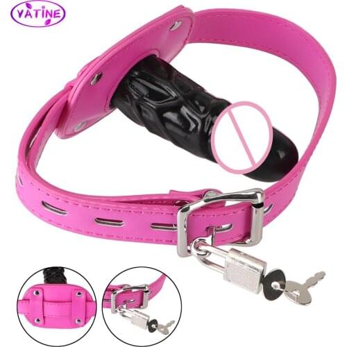 Plug Mouth Gag Sexual Bondage Machine Sex Tools For Couples Women Strapon Dildos Anal Sex Toys Adult Games Female Male Sex Shop