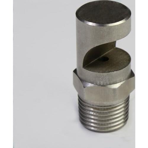 Wide Angle Flat Fan Nozzle 1/8" 1/4" 3/8" 1/2" BSP Male Stainless Steel Spray Sprinkler Head for Industrial Dust Removal Cooling