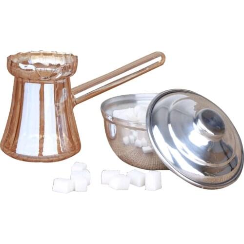 Menzir Lusterware Heat Resistant Glass Coffee Pot Tea Milk Latte Capiçino Health Kitchen Accessories Home Goods 2021Trend Quality