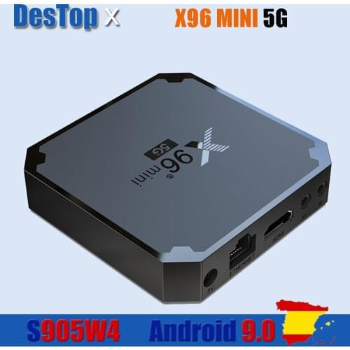 5pcs X96 Mini 5G Wifi Smart TV Box Android 9.0 S905W4 Quad Core 2GB RAM 16GB ROM Android9.0 4K Set Top Boxes Home Media Player