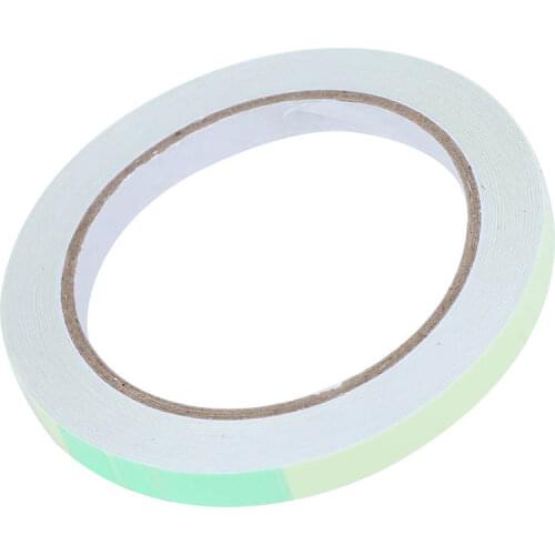 10mmx10m Waterproof Tape Green Adhesive Luminous Tape Environmental Protection Flame Retardant Tape