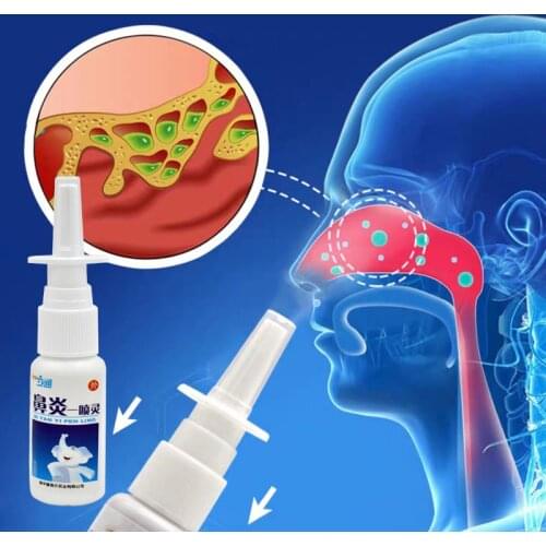 Chinese Herb Nasal Spray Cure Rhinitis Sinusitis Nose Spray Snore Spray Medicine 20ml
