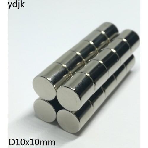 10PCS/LOT disk neodymium magnet 10*10 disc strong mm N35 magnet 10x10 NdFeB magnet 10 x 10