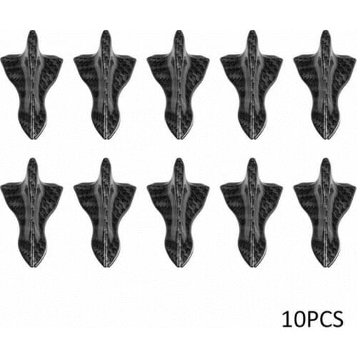 10Pcs/set Universal Car Shark Fin Upgraded Signal Diffuser Vortex Generator Roof Spoiler Bumper 2020 Car Accessories