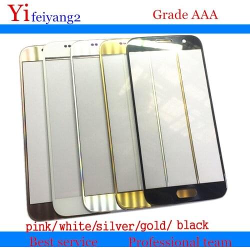 100pcs OEM by DHL EMS For Samsung Galaxy s7 G930 g930f Touch Screen LCD Front Outer Glass Lens touch panel fast shipping
