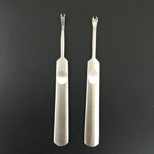 2Pcs Leather Leathercraft Tool Kit Stitching U+V Shaped Groover Skiving Edge Beveler