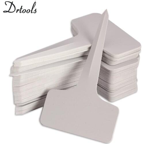 200pcs Hot Sale 6 x10cm Plastic Plant T-type Tags Markers Nursery Garden Labels Signs Plant Hanging Markers Nursery Garden Label