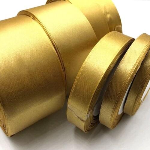 25 Yards Silk Satin Ribbon Wedding Party Decoration Gift Wrapping Christmas New Year Apparel Sewing Fabric Ribbon 104