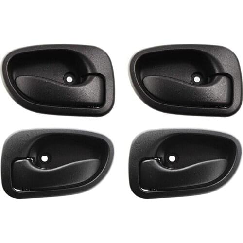 4Pcs Insider Door Handle Interior Front Rear Left/Right for Hyundai Accent 1995-1999 Auto Replacement Parts