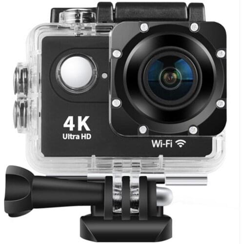 H9 Black 4K Sports Camera Ultra High Defintion Sports Camera Outdoor WIFI Remote Control Action Camera Diving Waterproof Camera
